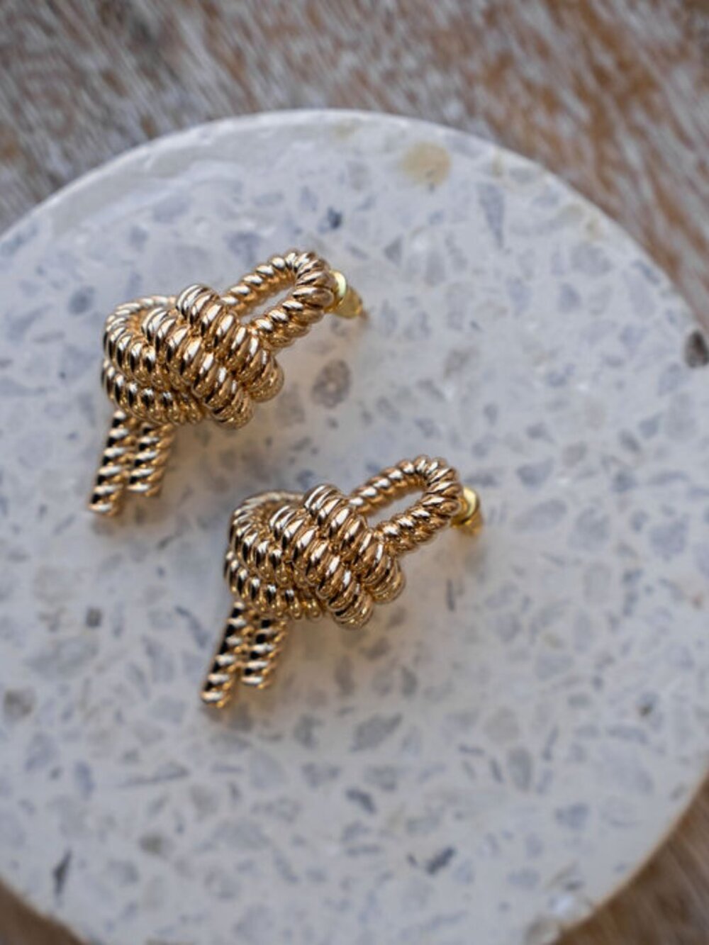 NWT RABANNE NAUTICAL EARRINGS IN GOLD - Picture 5 of 5